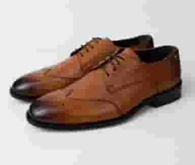 Pantofi Barbati Eleganti Coniac Matteo Giuliani-0