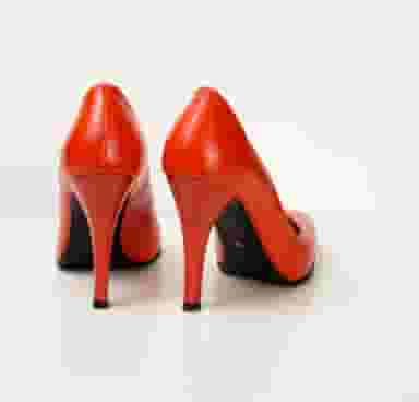Pantofi Dama Stiletto Decupati Rosu Mat Gizell-1