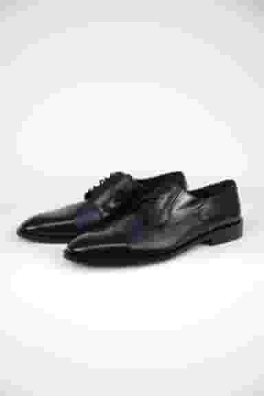 Pantofi piele de vitel Barbati Bleumarin Matteo Giuliani-0
