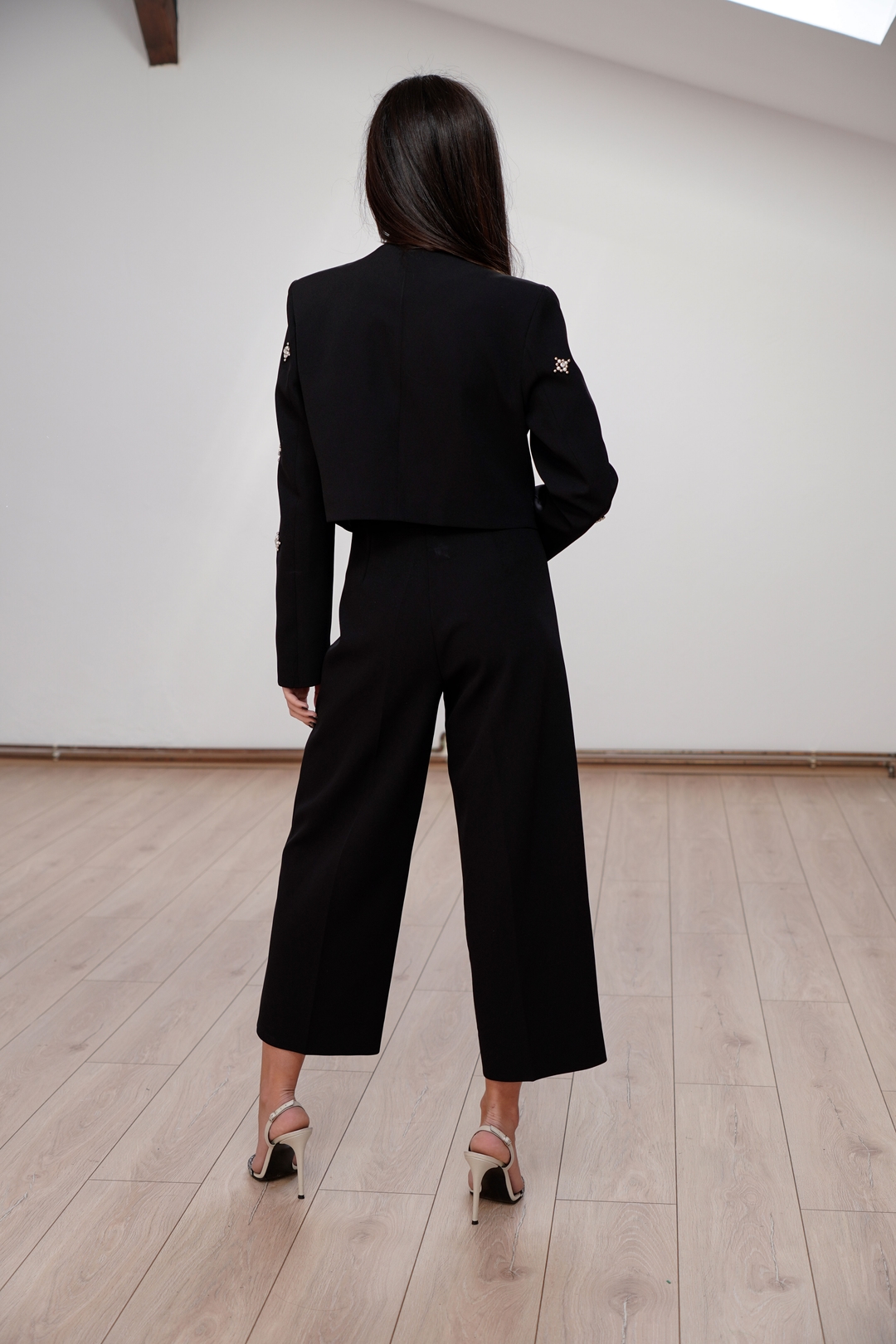 Costum Dama Negru 2 Piese Gizell-1