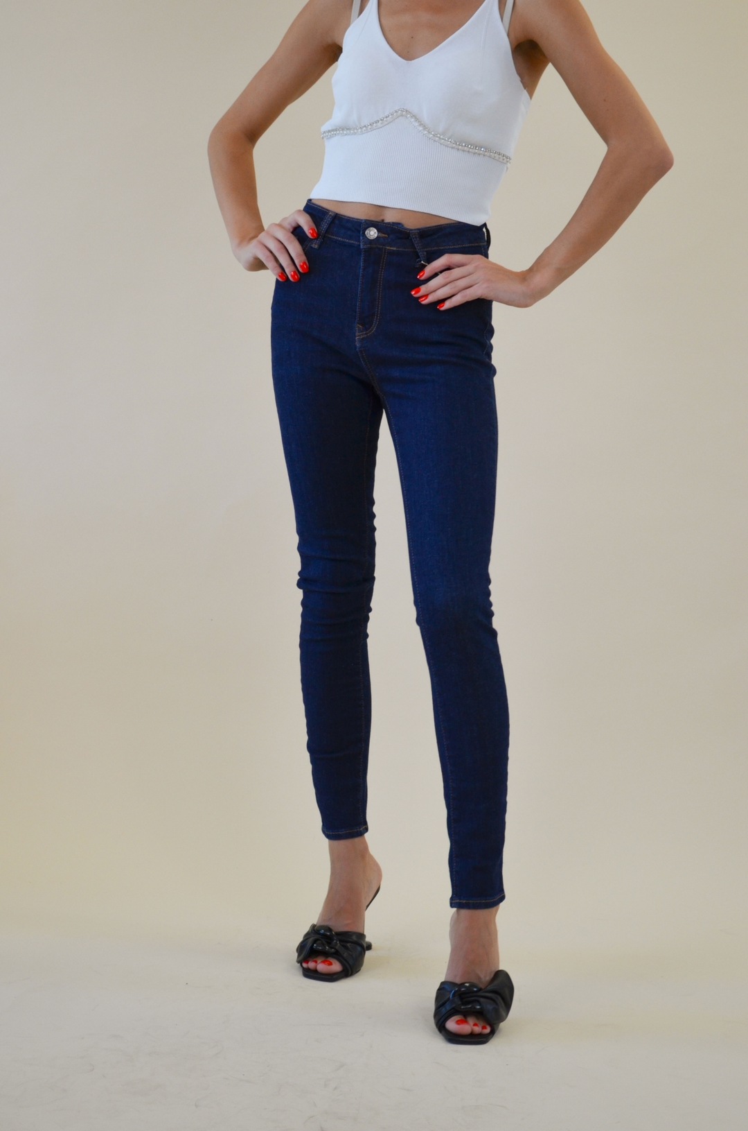 Blugi Dama Bleumarin Gizell-1