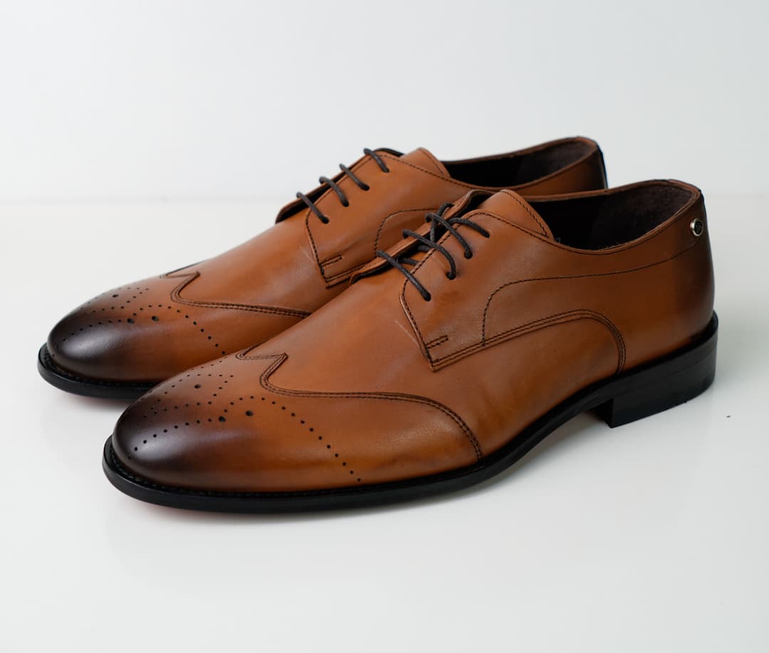 Gizell - Pantofi Barbati Eleganti Coniac Matteo Giuliani