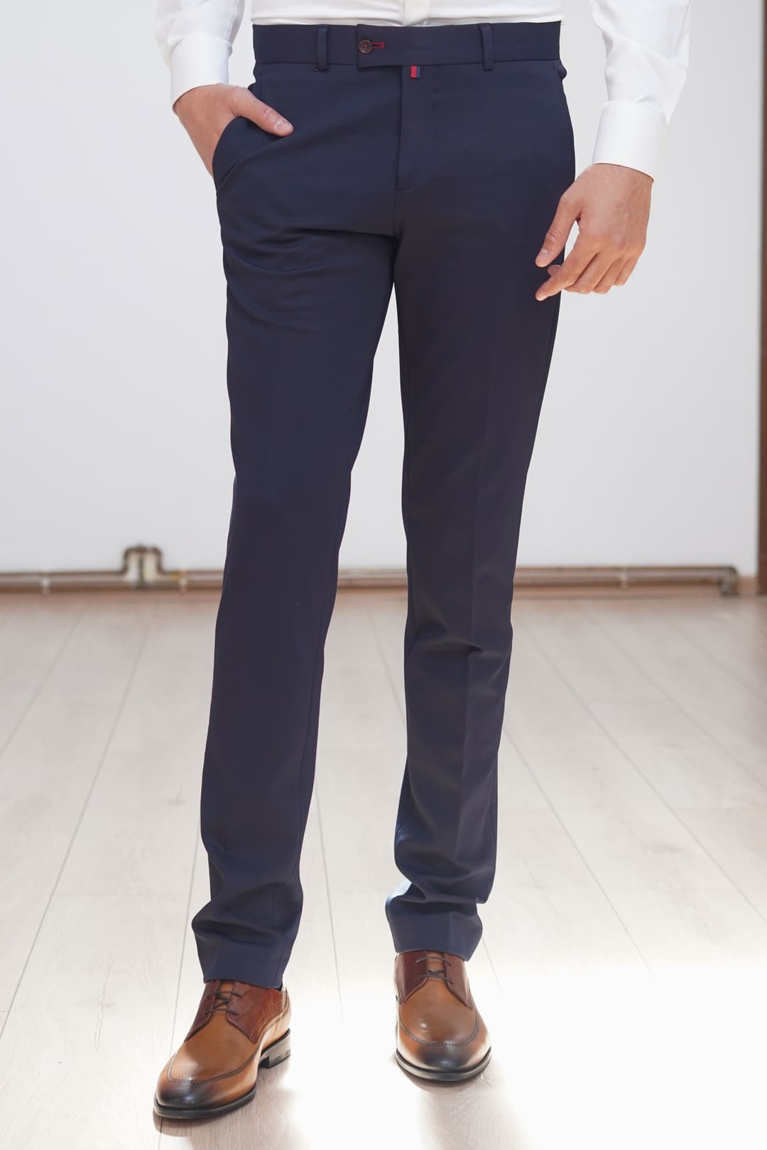 Gizell - Pantaloni Barbati Bleumarin Matteo Giuliani