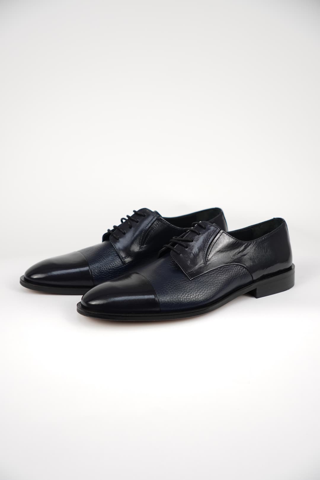 Gizell - Pantofi piele de vitel Barbati Bleumarin Matteo Giuliani