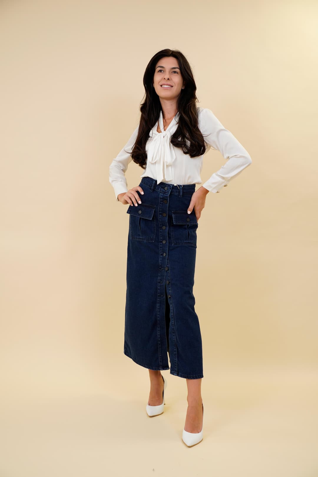 Gizell - Fusta Dama Blug Inchis Gizell