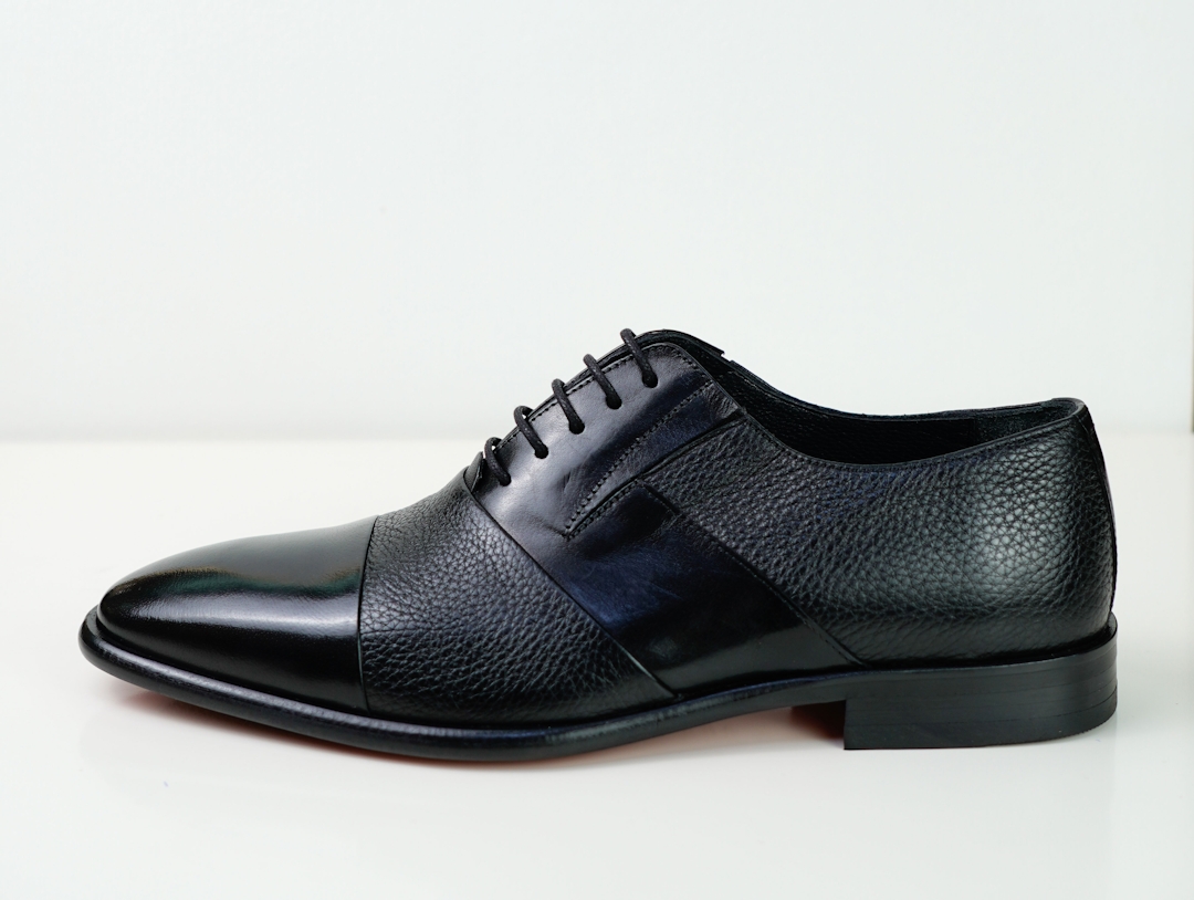 Pantofi Barbati Eleganti Negru Matteo Giuliani cu piele de vitel-1