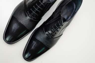 Pantofi Barbati Eleganti Negru Matteo Giuliani cu piele de vitel-2