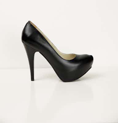 Pantofi Dama cu Platforma Negru-2