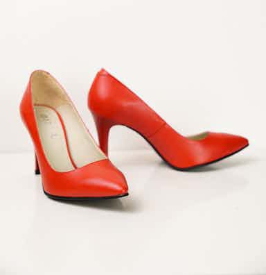 Pantofi Dama Stiletto Rosu Gizell-0
