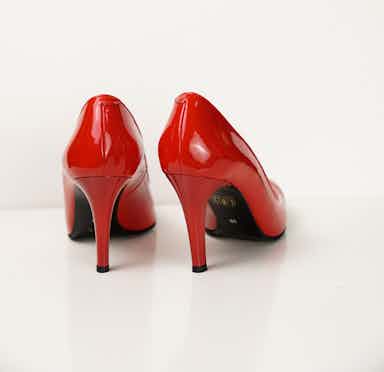 Pantofi Dama Stiletto Rosu Lac Gizell-1