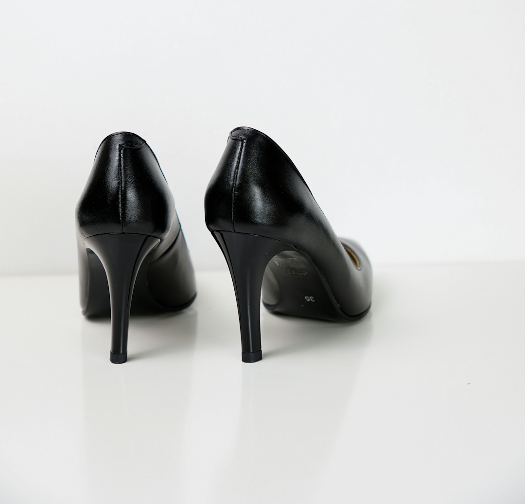 Pantofi Dama Stiletto Negru Mat Gizell-1