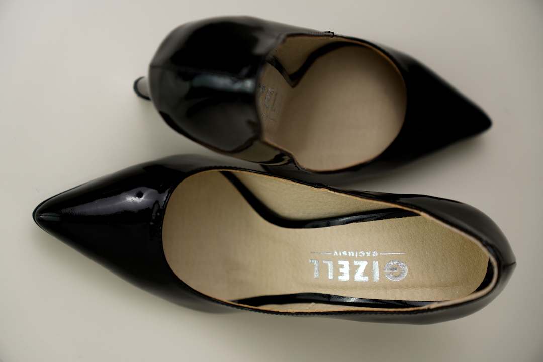 Pantofi Dama Stiletto Decupati Negru Lac Gizell-3