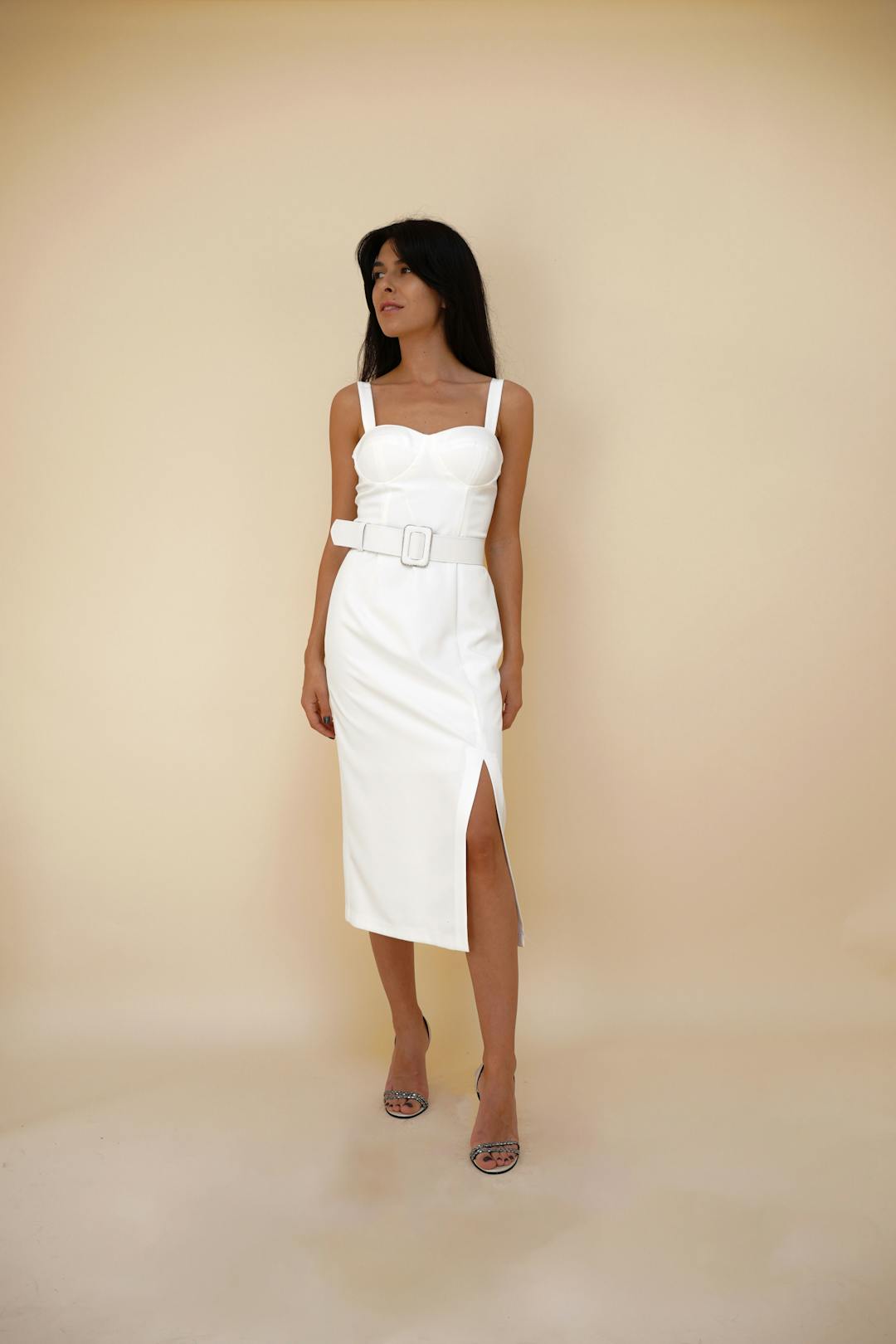 Gizell - Rochie Cocktail Alba Gizell