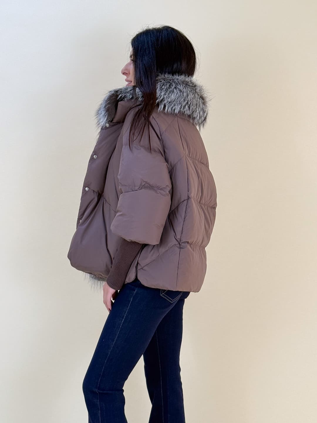 Geaca Blana Naturala Gizell - 311290-3